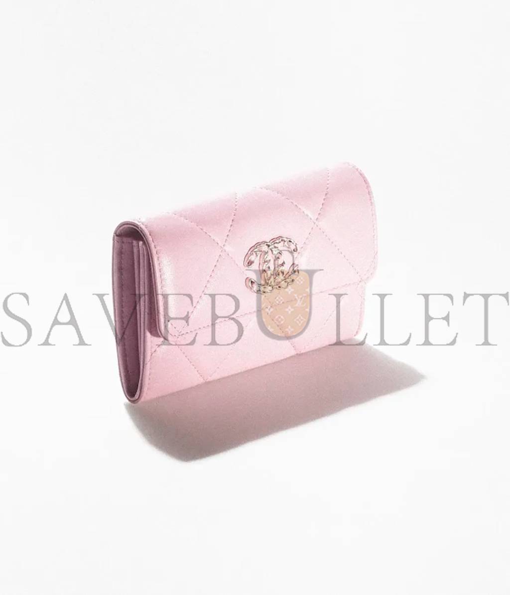 CHANEL CHANEL 19 FLAP WALLET AP2700 B07327 NH622 (15*10.5*3.5cm) CHANEL CHANEL 19 FLAP WALLET AP2700 B07327 NH622 (15*10.5*3.5cm)